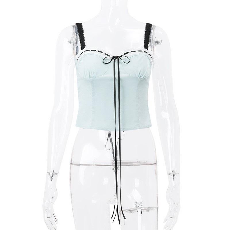 

Женские топы на бретелях с V-образным вырезом, без рукавов, на тонких бретельках, с цветочным принтом, камисоль, сетчатая футболка S зелёный