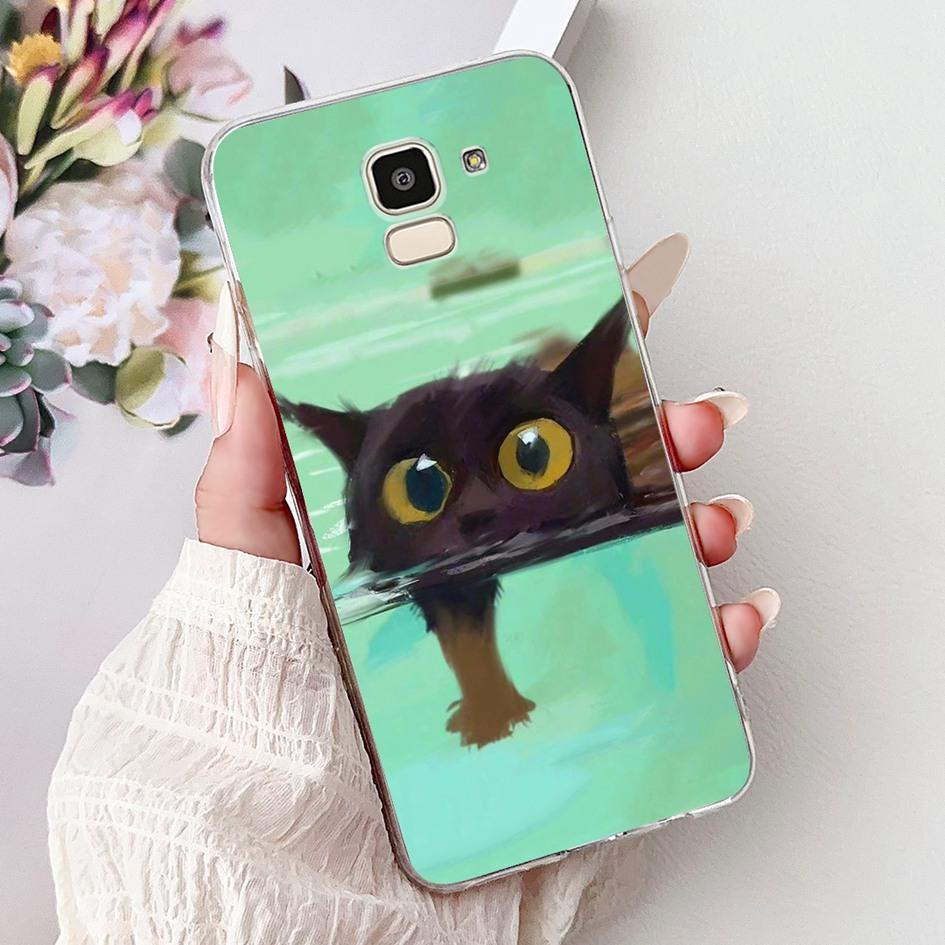 For Samsung Galaxy J6 2018 J600 SM-J600F Case Luxury Marble Dragon Soft Clear Silicone Phone Cover For Samsung J6 Plus J610 Capa