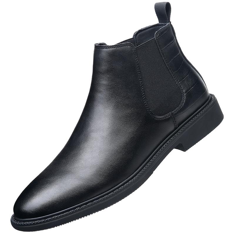 

Модная кожаная обувь для мужчин, повседневная обувь из натуральной кожи, модная деловая обувь Оксфорды, дизайнерская рабочая обувь высокого качества 44 чёрный