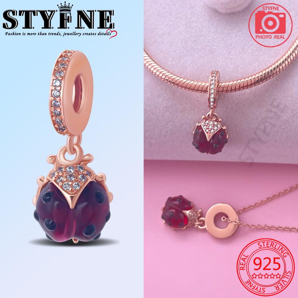 Koperen, echt roségouden, roze octopus, zomerschildpad, hartvormige hanger, geschikt voor originele armbanden, kettingen, armbanden voor meisjes