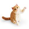 Lifelike Realistic Pet Figurines PVC Cat Action Figures Cute Simulation Pet  Car Decoration