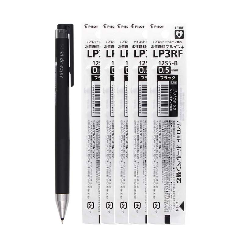PILOT LJP-20S4/S5 0.4mm written width Juice Up Gel Pen pens Gel-Ink for school Black Blue-Black Blue Red Ink LP3RF Refills