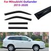 Per Mitsubishi Outlander 2014-2021 2022-2025 Deflettori Pioggia Sole Finestrini Paravento Deflettori Vento Protezione Agenti Atmosferici Modanatura Trim