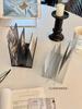 1 Pcs Desk Mail Organizer Small File Holders Letter Organizer Metal Mesh Document Filing Folders Paper Organizer for Desktop