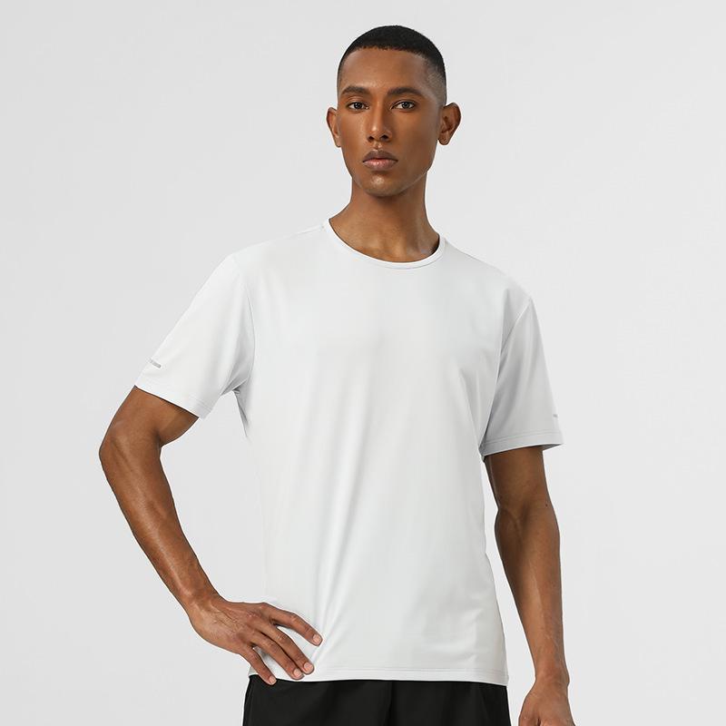 2025 Men's Quick-Dry Antibacterial Reflective Sports T-Shirt - Moisture-Wicking Cloud Yarn