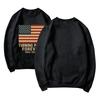 Damemote Casual Langermet trykt rundhals sweatshirt topp