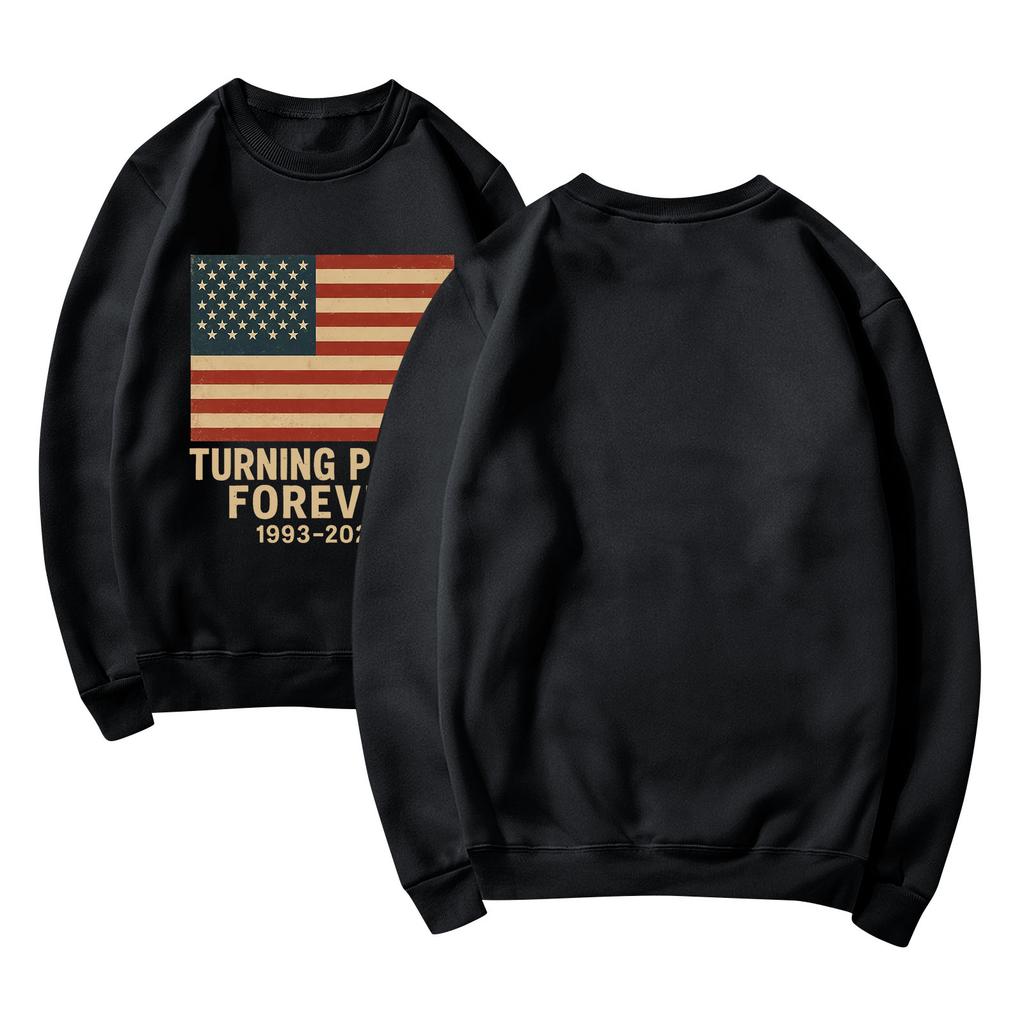 Damemote Casual Langermet trykt rundhals sweatshirt topp