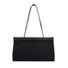 Diana Canvas Shoulder Bag M Black