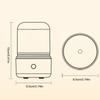 Aromatherapy Diffuser Light Portable Diffuser Humidifiers Auto-Off Essential Oil Diffuser Improve Sleep for Bedroom Living Room