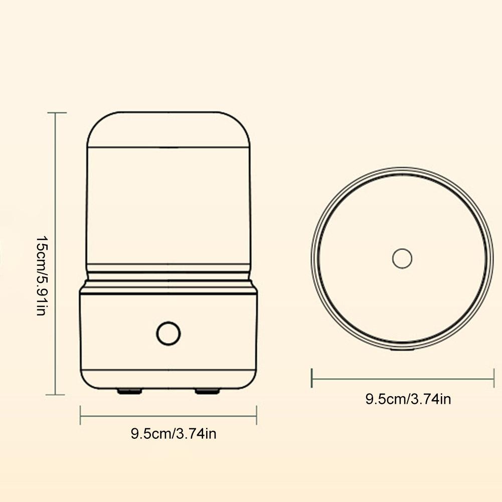 Aromatherapy Diffuser Light Portable Diffuser Humidifiers Auto-Off Essential Oil Diffuser Improve Sleep for Bedroom Living Room