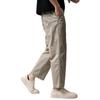 High-end American trendy brand ice silk cool nine-point casual pants men's spring new loose and versatile wide-leg straight-leg pants