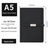 A5 Magnetic Buckle Notebook Set - Custom Logo for Business, Office, and Campus Meetings.