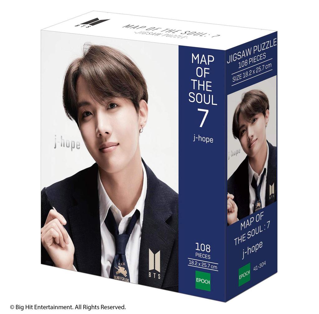 Epoch Jigsaw Puzzle BTS MAP OF THE 7 X with and Spatula 108-Piece SOUL -J-HOPE- (18.2 25.7 Cm) 41-304 Self-Adhesive