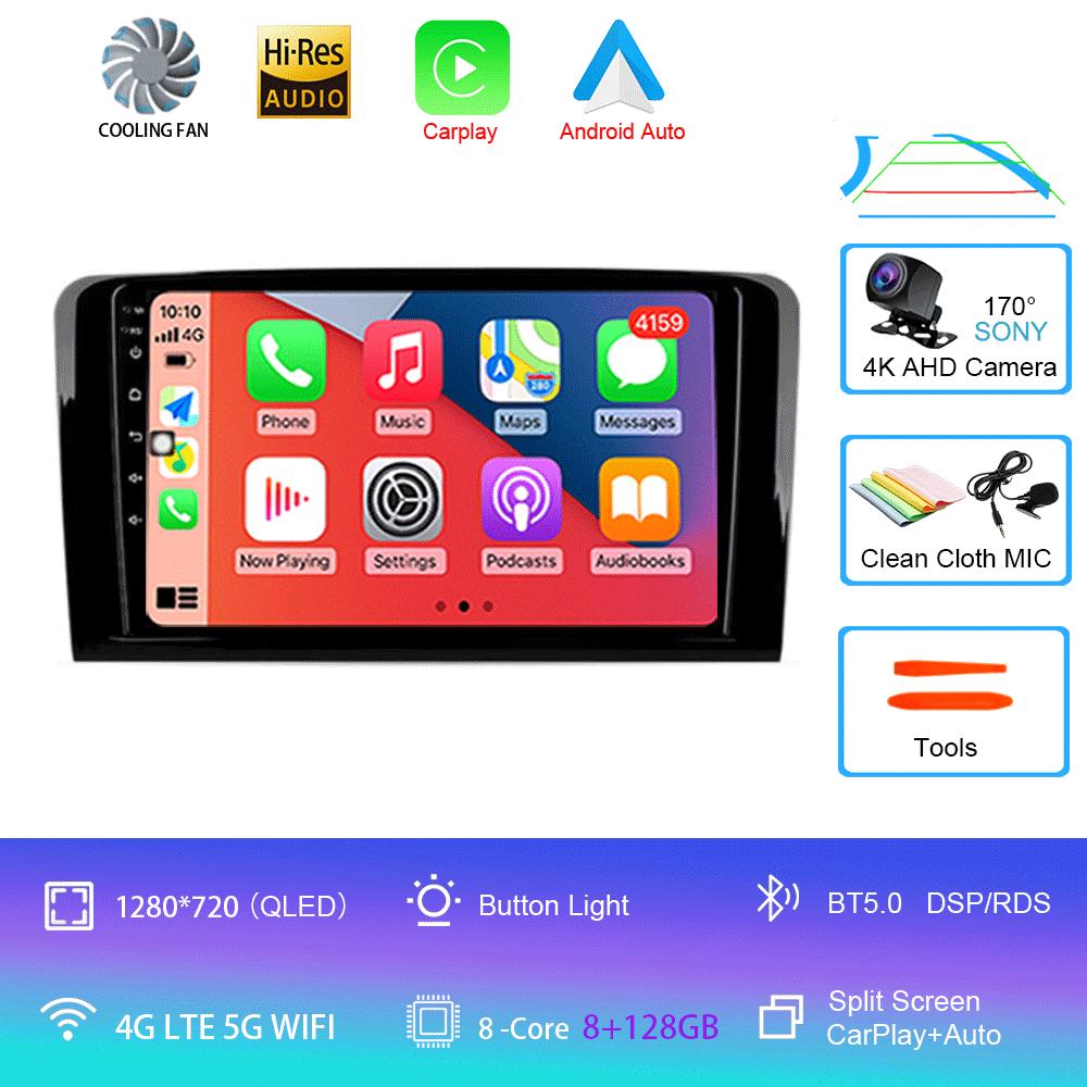 Android 14 Car Radio For Mercedes Benz ML GL ML350 GL320 X164 2005 - 2009 Multimedia Video Player Navigation Stereo GPS