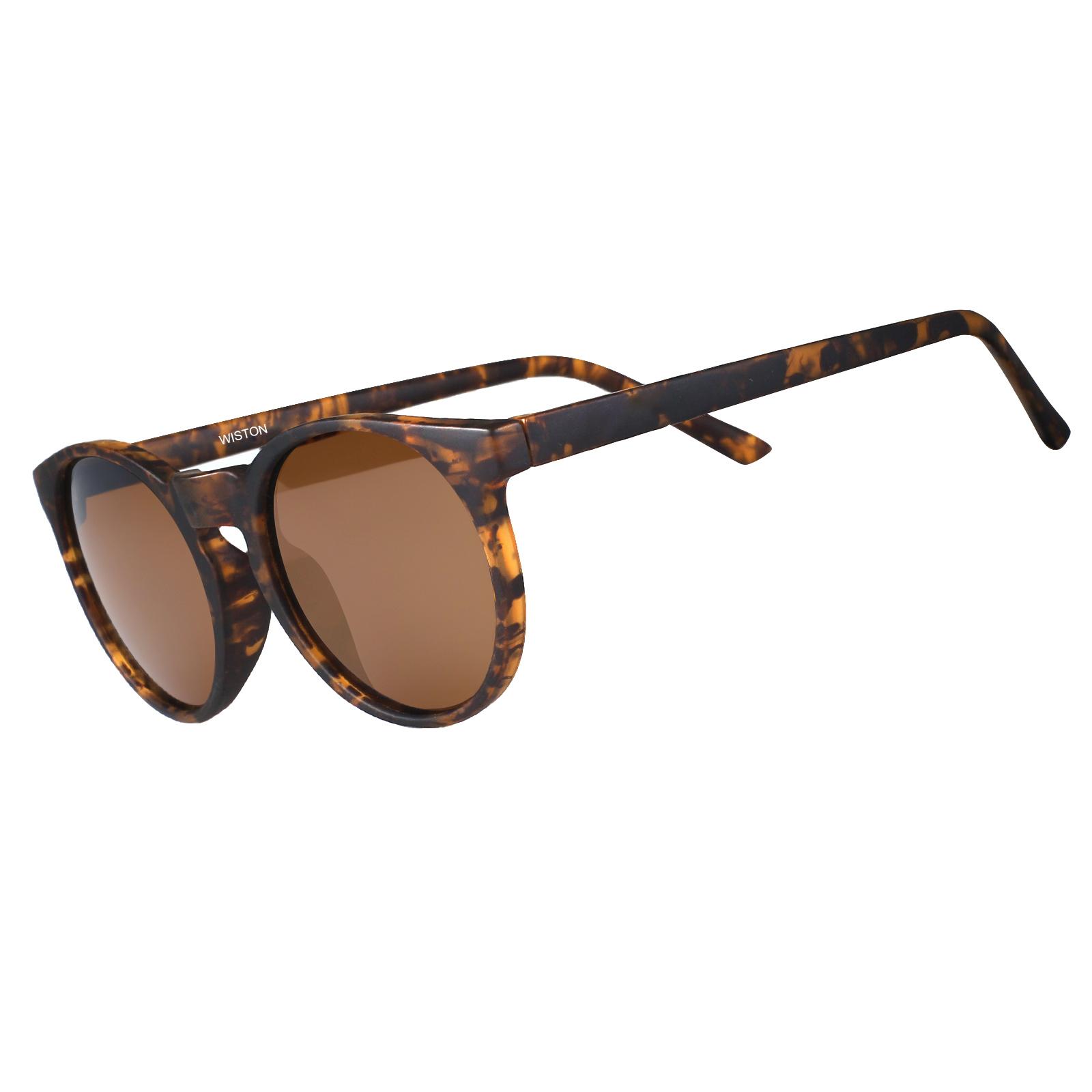 

Новые поляризованные круглые солнцезащитные очки женские солнцезащитные очки ретро классика защита UV400 TR оправа легкая