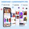 DOOGEE Note56X Android 16 Cell Phone Unlocked 6150mAh Battery, 24GB+64GB/TF 2TB Smartphone, 6.56" Screen, 4G Dual SIM Phone, 8.45mm Ultra-Slim/GPS/OTG