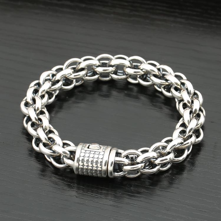 Bracciale di gioielli di marca di moda Personalità retrò Ins Design di nicchia Tide Brand Men Catena Moda Prepotente Accessorio regalo