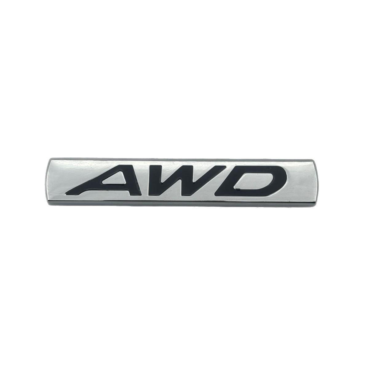 

Шильдик AWD на крыло для Mazda CX-5/CX-7 чёрный/серебряный