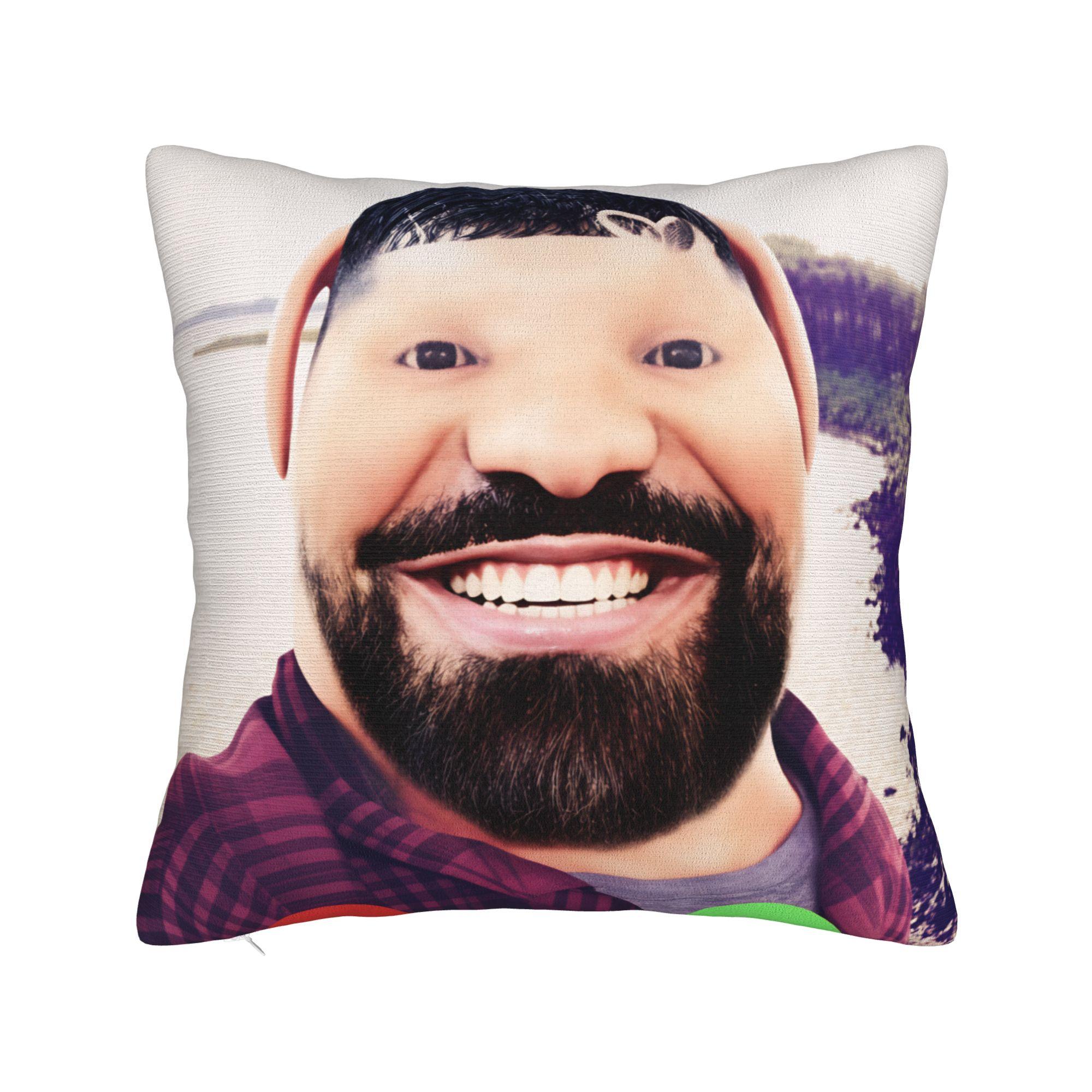 Shunika Chen Unisex John Pork Is Calling Pillow Cover Fashion Pillow Case For Chair Sofa Home Decor Graphic Pillowcases Gift Idea