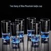 Shangqi Creative Blue Mountain Base Baijiu Glass