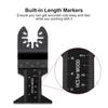 31-Piece Oscillating Saw Blade Kit for Wood, Plastic, and Putty Cutting