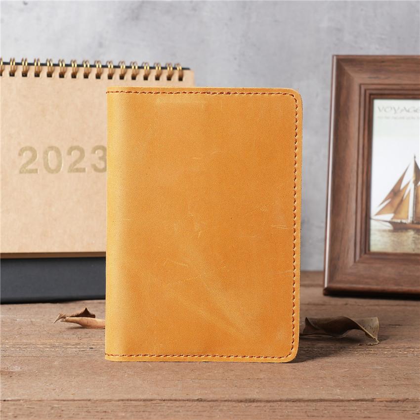 Винтажная сумка для паспорта из натуральной кожи, многофункциональный кошелек для карт, дорожный кошелек для билетов, тонкий держатель для паспорта для мужчин и женщин