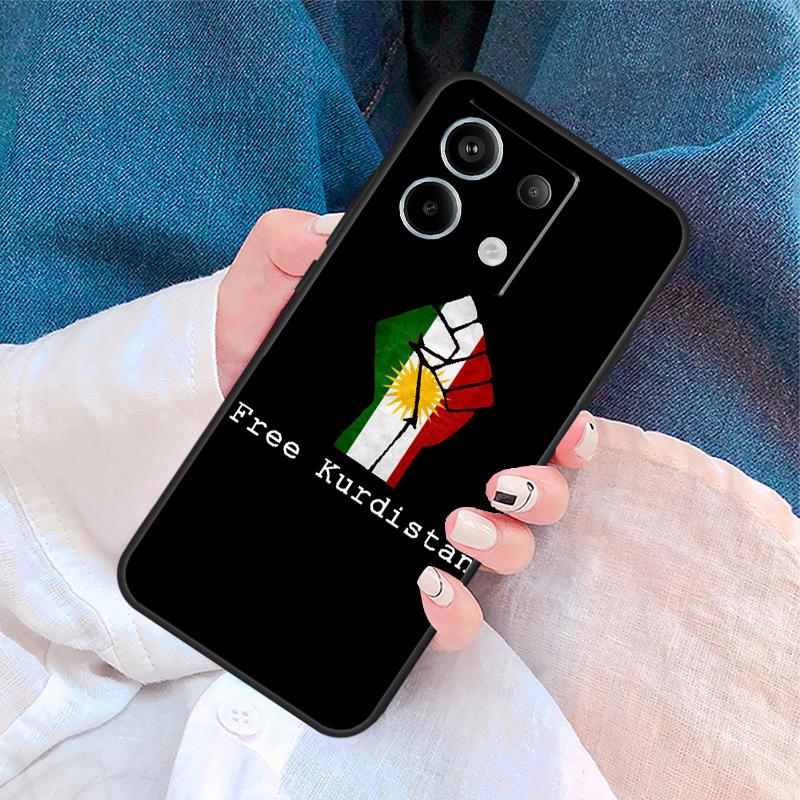Kurdistan Flag Cover For Xiaomi Redmi Note 14 Pro 13 12 11 9 10 9S 10S 11S 12S Redmi 10C 12C 13C 14C Case