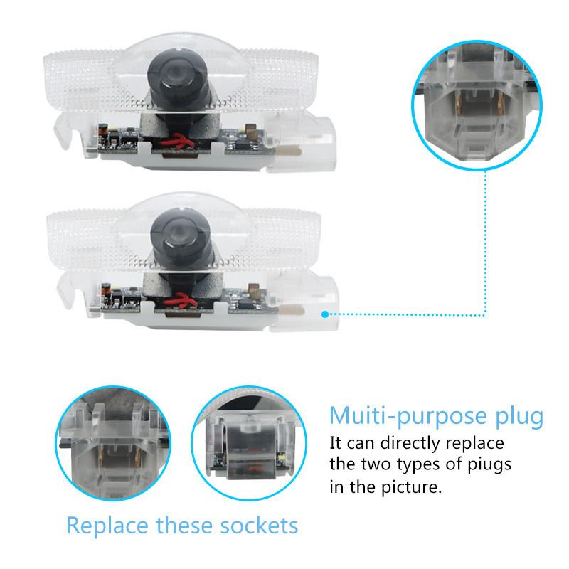 2Pcs LED Car Door Welcome Lights Projector Courtesy Lamp Styling Accessories For BRZ 2012 - 2015 2016 2017 2021 2022 2023 2024