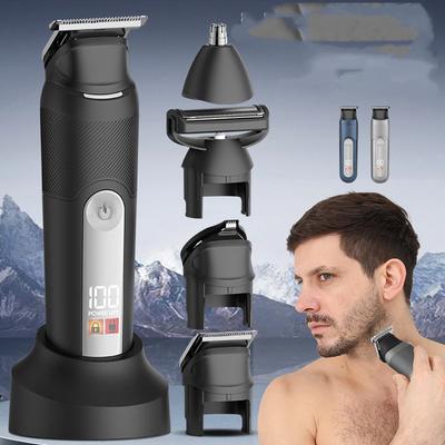 New Multifunctional Men's Multifunctional Body Hair Trimmer Household Hair Clipper 5-in-one Shaver Nose Hair Trimmer
