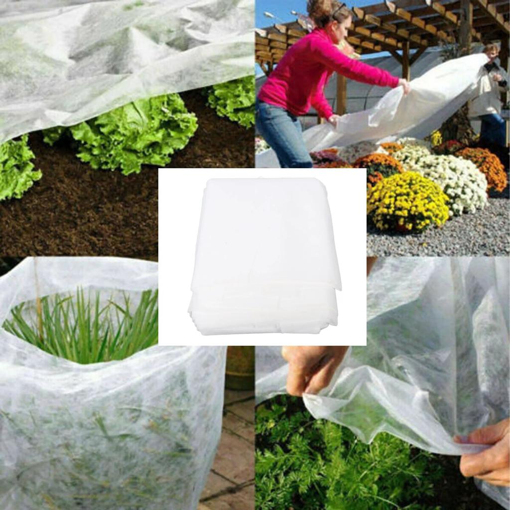 Plant Anti Freeze Cover Nonwoven Bird Proof UV Resistant Breathable Plant Frost Blanket For Winter