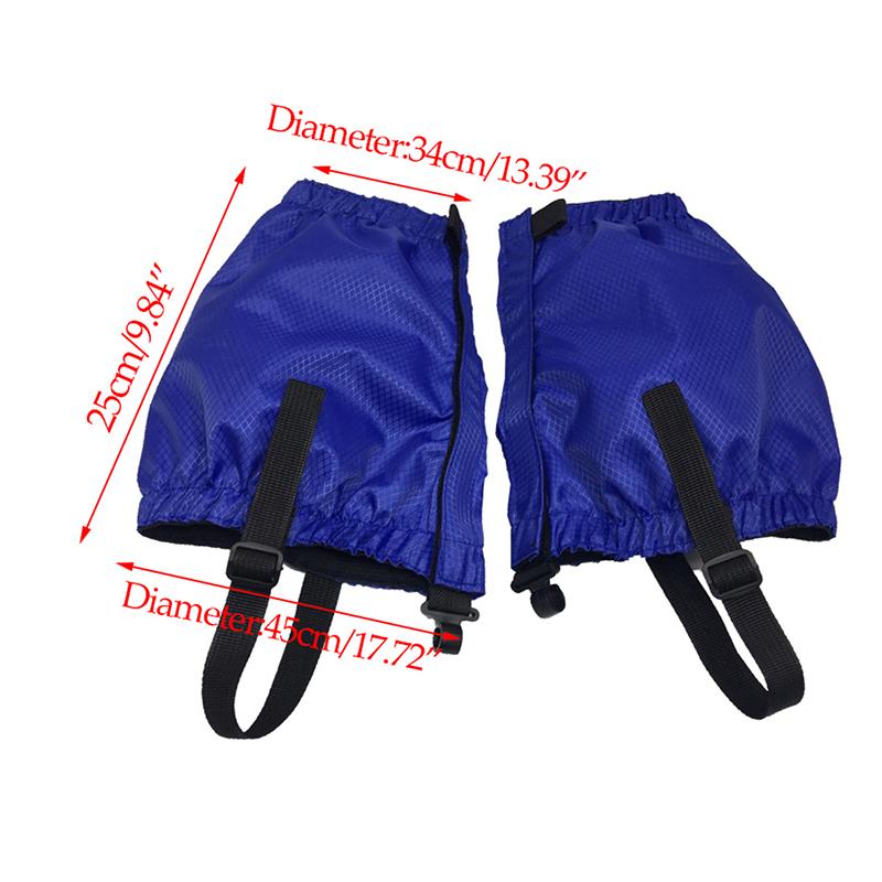 

1 пара снежных гетр Легкие Водонепроницаемые Регулируемые Гетры на лодыжку Для Пешего Туризма Прогулок Альпинизма На Открытом Воздухе Рыбалки Охоты