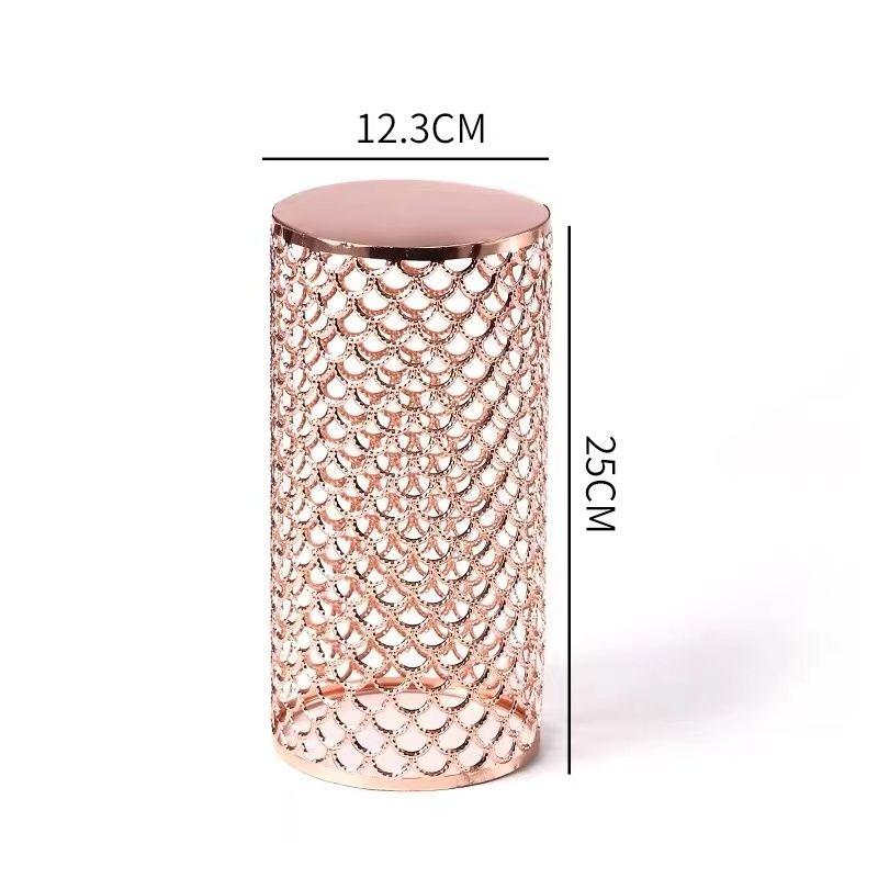 Severský kulatý kovaný železný bufetový stojan na nápoje a ovoce, stojan na občerstvení a pečivo, police na vystavení, dezertní stojan na dim sum, stojan na dorty, dekorativní prvek