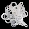 100Pcs Silver-Plated Copper Single Head Soldering Terminal Circular Weld Washer Welding Sheet Soldering Lug