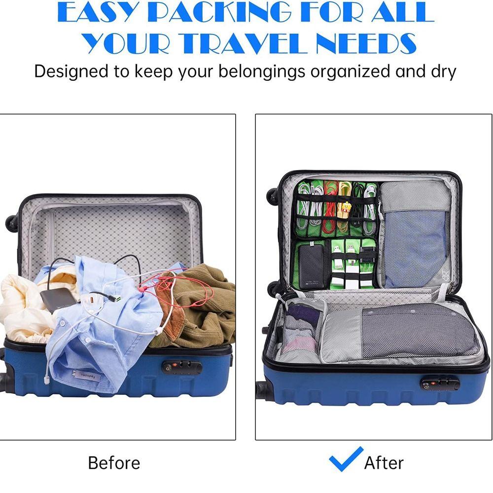 Large Capacity Compression Packing Cubes Portable Suitcases Bag  Miscellaneous Storage