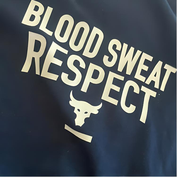 Under Armour Project Rock Bsr Cut Off Letter Print Bull Logo Soft Pullover Crew Neck Sleeveless Vest Men Tops Navy-Blue 1345817-408