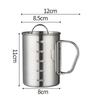 Portable 304 Stainless Steel Camping Mug