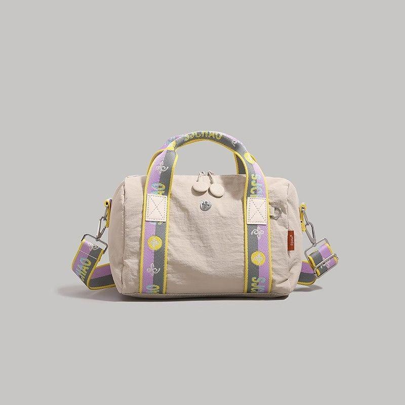 Women's Versatile Nylon Bowling Bag - Simple Crossbody & Shoulder Handbag