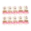 10pcs/set Plush Animal Mini Bear Flower Bouquet Foam Bear Cartoon Bouquet Doll  Girl Birthday Gift