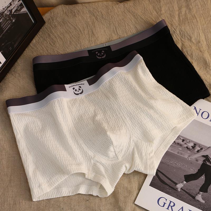 Pánské roztomilé bavlněné boxerky s motivem pandy - Trendy móda