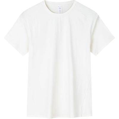 Champion All-Weather Series Solid Color Round Neck Comfortable Breathable Short Sleeve T-Shirt Women T-Shirts Gardenia-White 162430107-1