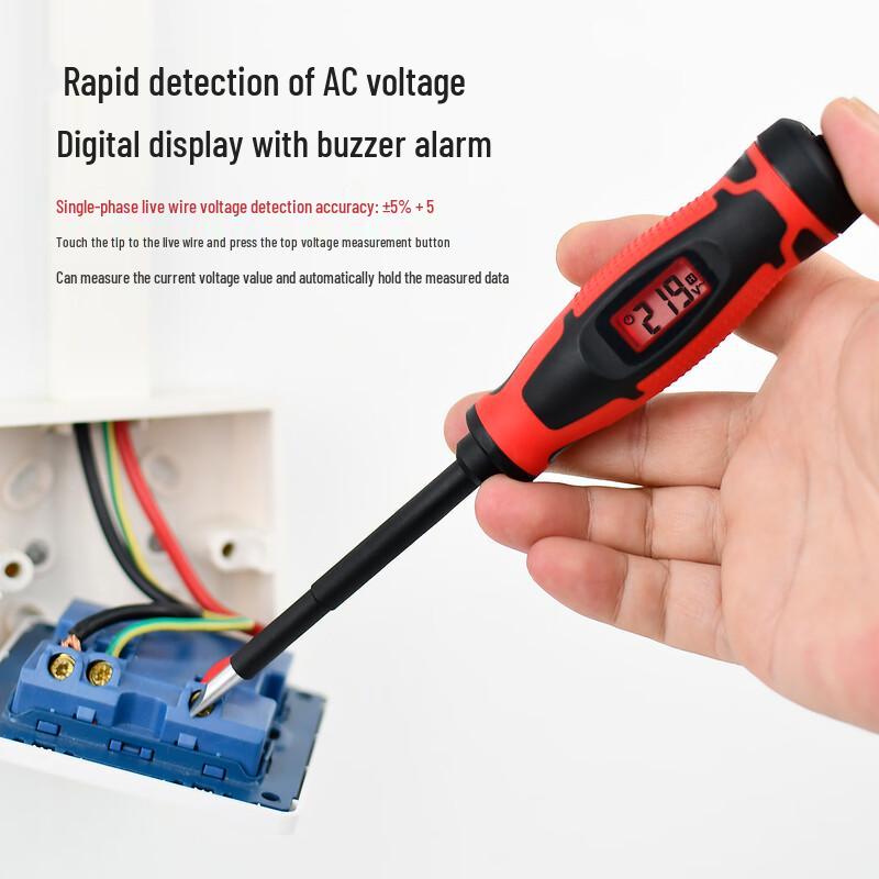 Ruidetai Digital Screwdriver Voltage Tester