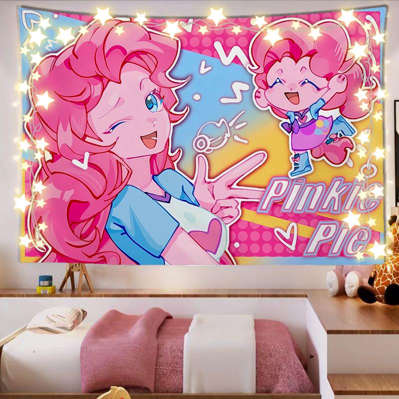 My Little Pony Tapestry - Cute Girls' Room Dorm Decor Wall Hanging Backdrop.