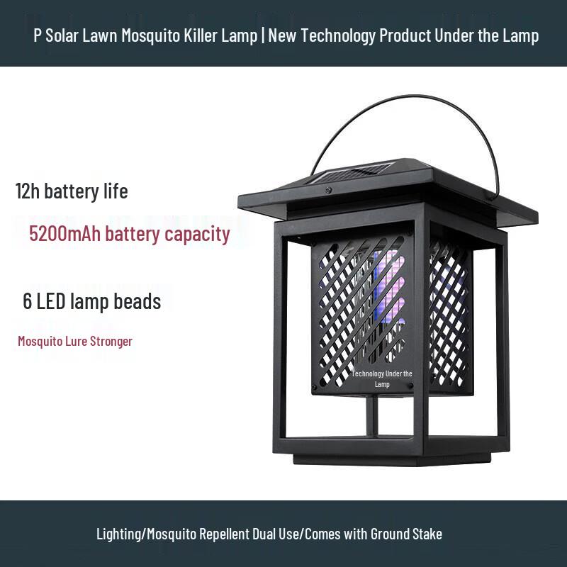Outdoor Solar Mosquito Killer Lamp