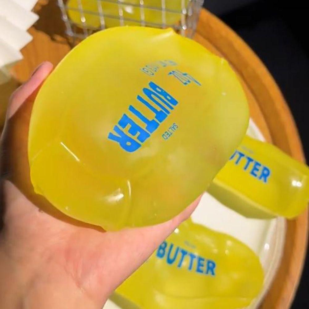 Realistic Butter Stick Squeezing Toy Non Rebound Fidget Toy  for Kids Adults