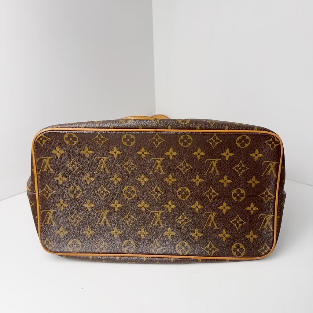[Pre-Owned] Palermo Large Brown Coated Canvas Monogram Shoulder Bag - Very Good #1WF1FU7