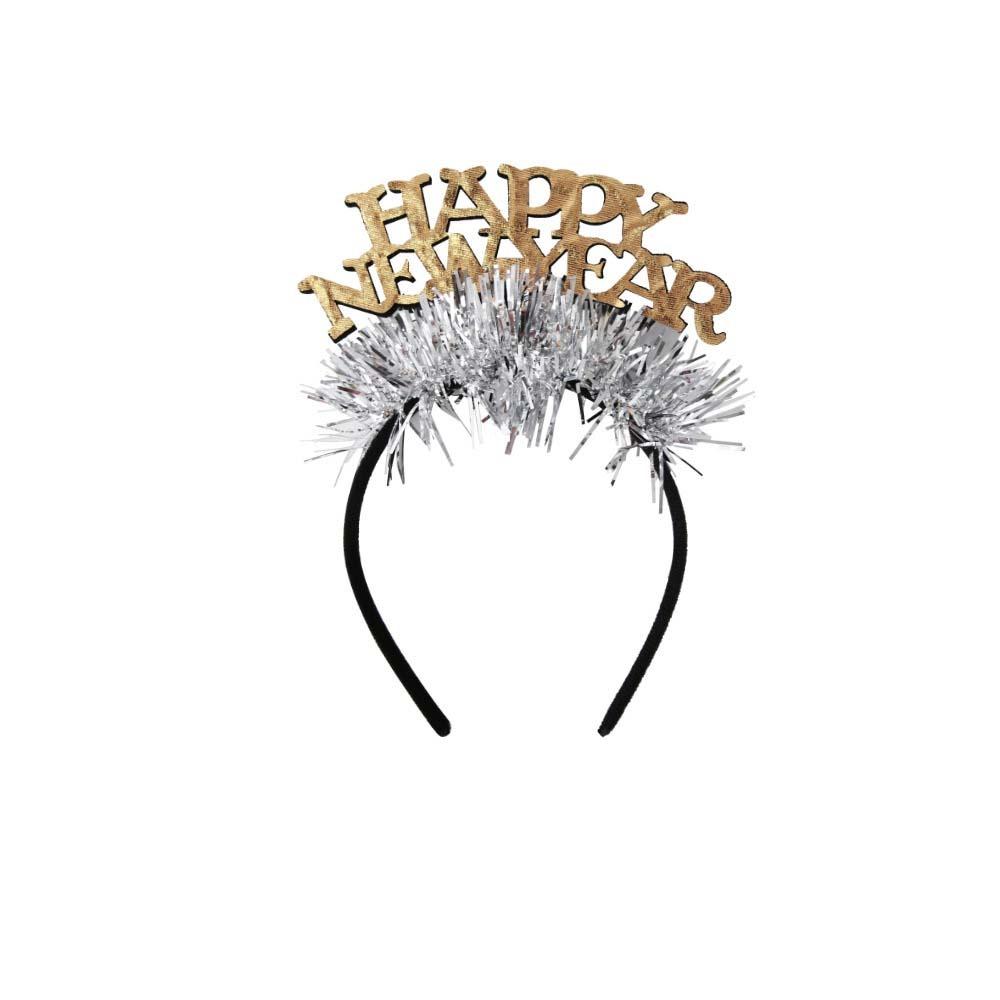 Party Decoration Christmas New Year Headpiece Star/Crown Glitter Hair Hoop  New Year Dress Up
