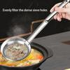 2pcs 304 Stainless Steel Grease Skimmers Spoon Fine Mesh Colander For Efficient Foam Removal Cooking Accessories