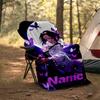 Personalized Custom Name Blanket - Demon Slayer Shinobu Kocho Print Design,Blanket for Sofa,Bed,Travel,Camping - Soft and Warm, Great Gift