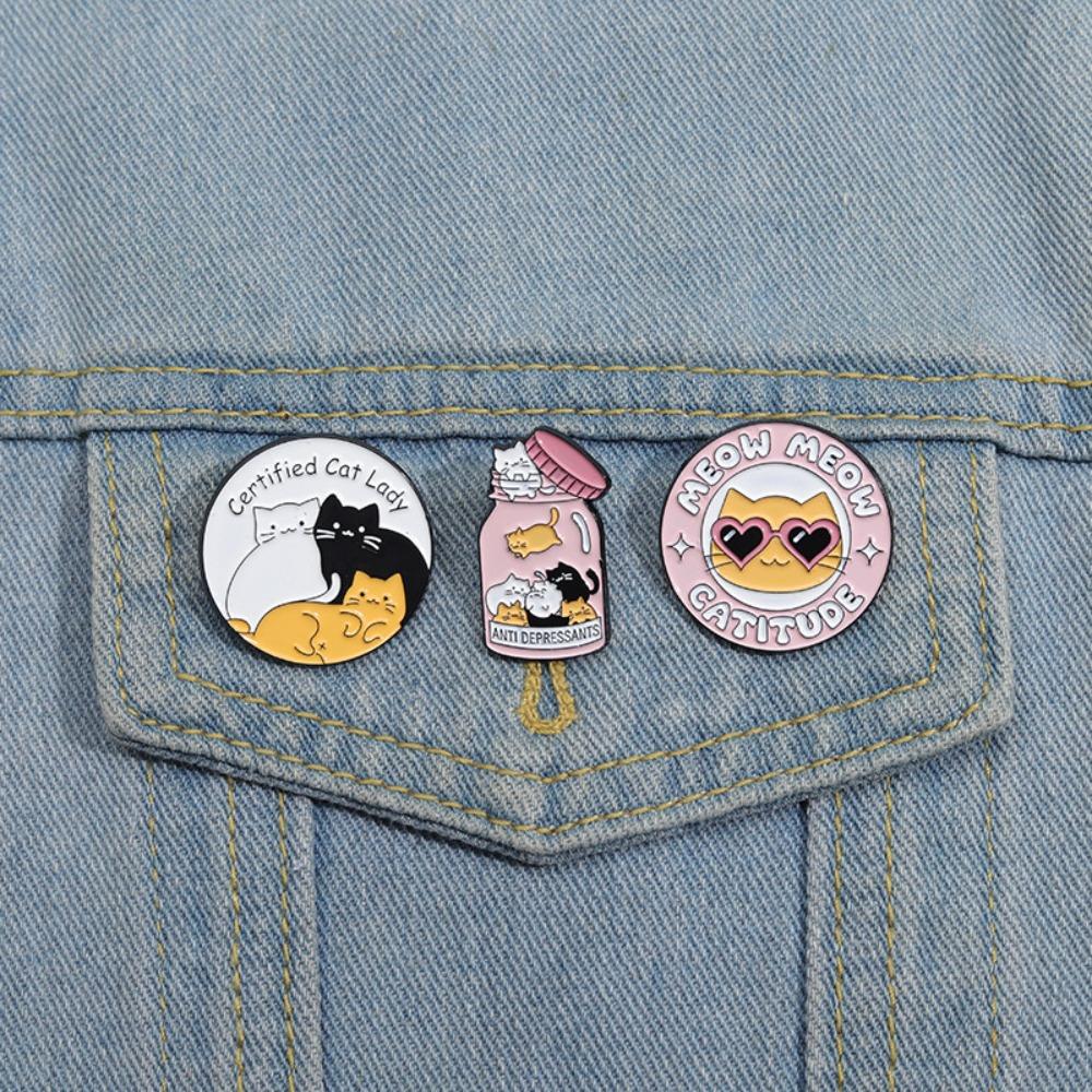 Badge Bottle Gift Jewelry Mental Heath Metal Badge Clothing Accessories New Enamel Pin Brooch