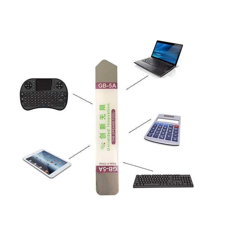 6-1PCS Stainless Steel Blade Soft Thin Pry Spudger Cell Phone Tablet Screen Battery Opening Tools for Samsung iPhone iPad Opener